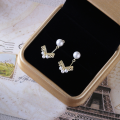 wholesale 14K Gold Artli Jewelry Natural Freshwater Pearl Earrings, Japanese-style Luxury Retro Detachable Stud Earrings-0-2