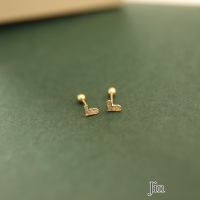 wholesale Sterling Silver S925 Ear Studs for Women Korean Style Small Fresh Diamond Inlaid Heart Sweet Screw Ear Accessories Two-Way Wear G2024-S925 silver pair gold model 925 silver