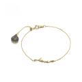 wholesale 9K Gold Art Li Jewelry LOVE Labradorite Bracelet Simple and Versatile Women's Bracelet Korean Style Gold Jewelry New Arrival-0-0
