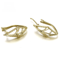 wholesale 9K Gold Light Luxury Versatile Women's Earrings New Style Minimalist Ear Cuffs with Pendant In Stock-0-0