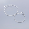 wholesale Metal Material S925 Silver Bracelet for Women, Japanese and Korean Style, Simple and Fresh, Sweet Small Disc Bracelet, Personalized Jewelry S3129-0-3
