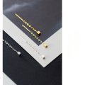 wholesale 925 Sterling Silver Ear Threads for Women, Korean Style Minimalist Geometric Brushed Square Ear Threads with a Fresh and Playful Vibe G1635-0-2