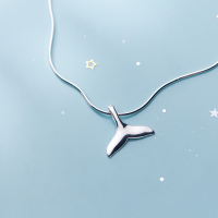 wholesale S925 Silver Nalan Japanese Korean Style Forest Series Fresh and Elegant Small and Cute Mermaid Tail Anklet S2474-S925 Silver Anklet 925 Silver