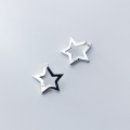 wholesale Sterling Silver Korean-style Small Star Ear Clasp Fresh and Unique Student Earrings Simple and Sweet Ear Accessories G3744-0-2
