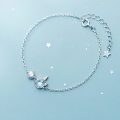 wholesale S925 Silver Nalan Dream Unicorn Bracelet, Lady Literary Style Small Sweet Gift Jewelry S3484-0-1