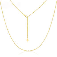 wholesale S925 Sterling Silver Three-Loop Adjustable Pendant Bead Necklace Accessory, Fashion Versatile Factory Direct-[925 silver platinum plated] 650+50+50MM heart-shaped tag 925 silver