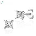 wholesale 925 Sterling Silver Zircon Small Stud Earrings Women Korean New Style Internet Celebrity Temperament Personality Earrings Wholesale Manufacturer-0-0