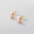 wholesale S925 Silver Ear Studs Women Korean Style Small Fresh Pearl Earrings Simple and Elegant for Pierced Ears Dainty and Delicate G3079-0-22