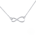 wholesale 925 Sterling Silver Infinity Love Women's Choker Necklace, Creative Layering Accessory-0-4