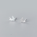 wholesale Metal material forest style butterfly ear studs for women with inlaid diamonds, Korean version no ear piercings ear cartilage clipG6175-0-11