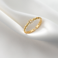 wholesale S925 silver fashionable internet-famous square diamond chain index finger ring for women, elegant buckle thin band ring tail ring J7271-S925 silver ring silver opening adjustable