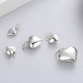 wholesale S925 Sterling Silver Heart Pendant Necklace Accessories Simple Jewelry for Women Direct from Manufacturer-0-2