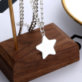 wholesale S925 Sterling Silver Korean Dongdaemun Trendy New Star Pendant Necklace for Women Versatile Accessory-0-3