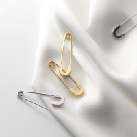wholesale S925 silver earring pin ear cuff minimalist smooth surface fun versatile earrings G6576-s925 silver pair-silver model>925 silver
