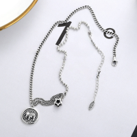 wholesale Sterling Silver S925 Love Pretzel Cookie Earrings with Heart-shaped Bread Knot and Diamond Accents G6597-s925 silver pair-silver model 925 silver