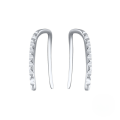 wholesale S925 Sterling Silver Irregular Texture Earrings,-0-5