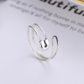 wholesale S925 Sterling Silver Retro Antique Pin Tail Ring Open Joint Knuckle Ring INS Same Style-0-1