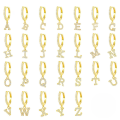 wholesale S925 Sterling Silver Single 26-letter Alphabet Ear Hoop,ins-0-0