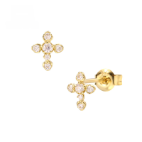 wholesale S925 Silver Plated Rose Gold Lightning Ear Studs Elegant and Fashionable Commuting Office OL Women's Earrings Source Factory Wholesale-Stud Earrings with Plastic Earplugs 925 Silver