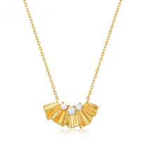 wholesale New 925 Sterling Silver Romantic Gesanghua Shell Pearl Necklace Japanese Light Luxury Satin Choker for Online Wholesale-Shell beads 925 silver