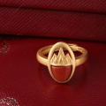 wholesale 925 Sterling Silver Set Retro Adjustable Agate Index Finger Ring with Certificate, Openable Red Agate Women's Ring-0-0