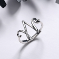wholesale Sterling silver minimalist screw-rotating ear stud with pearl thread and ear stopper ear accessories G6289-0-5