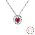 wholesale S925 Sterling Silver Y-Shaped Colored Zircon Pendant Necklace for Women Direct from Manufacturer Wholesale-0-64