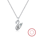 wholesale S925 Sterling Silver Y-Shaped Colored Zircon Pendant Necklace for Women Direct from Manufacturer Wholesale-0-9
