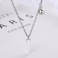 wholesale Sterling Silver Crown Cross Necklace for Women, Ins Trendy Niche Design, Vintage Antique-Finish Collarbone Chain, Unique Thai Silver-YL107/approx. 6.73g 925 silver