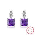 wholesale S925 sterling silver gold-plated ultra-sparkling zirconia drop earrings, manufacturer wholesale-0-100