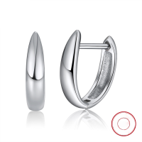 wholesale S925 Sterling Silver Cloud-Pull Earrings, Platinum Light Surface Earrings, Simple and Elegant Women's Earrings, Direct from Manufacturer-925 silver