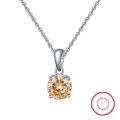 wholesale S925 Silver Inlaid Natural Topaz Pendant Necklace with a Sense of High-End Luxury Jewelry-0-6