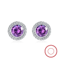 wholesale S925 sterling silver gold-plated ultra-sparkling zirconia drop earrings, manufacturer wholesale-0-102