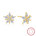 wholesale S925 sterling silver gold-plated ultra-sparkling zirconia drop earrings, manufacturer wholesale-0-72