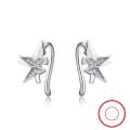 wholesale S925 sterling silver gold-plated ultra-sparkling zirconia drop earrings, manufacturer wholesale-0-70