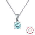 wholesale S925 Sterling Silver Jewelry, Zodiac Birthstone Round Cubic Zirconia Pendant Necklace, Cross-border Best-seller Direct from Manufacturer-0-11