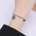 wholesale S925 Silver Korean Japanese Women's Fashion Moonstone Star Bracelet Simple Versatile Hand Jewelry Factory Direct-0-0