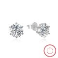 wholesale S925 Sterling Silver Cloud-Pull Jewelry Square Zircon Earrings, Elegant Diamond Inlay, Direct from Manufacturer-0-4