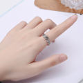 wholesale S925 Sterling Silver Lucky Ring Korean Style Personality Fashion Chain Internet Famous Vintage Trendy Niche Domineering Women's Index Finger-0-3