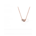 wholesale S925 Sterling Silver Small Fresh Love Heart Necklace for Women, Minimalist Petite Heart Pendant Sweet Collarbone Chain D555-0-3