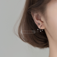 wholesale Plated in Pure Silver, Autumn Winter New Moonlight Reindeer Blue Crystal Sand Pendant for Women, Cute and Minimalist Christmas Reindeer Pendant for Wholesale-[Pendant] Without chain 925 silver