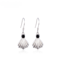 wholesale S925 Sterling Silver Korean Dongdaemun Zircon Earrings Fashion Shell-shaped Accessories Wholesale for Women-0-0