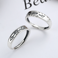 wholesale S925 Sterling Silver Korean-Japanese Style Retro Small Fish Totem Ring, Ins Street Hip-Hop Minimalist Distressed Hand Accessory-YJ204/B model is approximately 2.13 grams. The opening is adjustable.