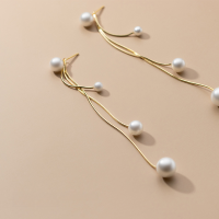 wholesale S925 silver Korean-style elegant and minimalist row diamond ear clip for women, small and delicate round ear cartilage stud M00730-S925 silver pair gold 10MM>925 silver