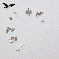 wholesale 925 Sterling Silver Small Pendant Tag, Twelve Zodiac Signs DIY Accessories Bracelet Necklace Extension Chain End Tag, Sold Separately (No Single Orders)-Virgo sterling silver pendant 925 sterling silver [without extension chain]