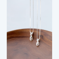 wholesale S925 Silver Cat Necklace for Women, Korean Japanese Style Sweet Lying Cat Pendant Short Collarbone Chain D2199-0-2