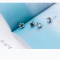 wholesale S925 Sterling Silver Star Korean Japanese Fashion Retro Diamond Inlaid Five-Pointed Star Ear Studs for Women E5167-0-2
