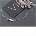 wholesale S925 Silver Women's Korean-style Sweet Brushed Kitten Moonstone Bracelet Elegant Animal Jewelry S3956-0-1