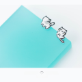 wholesale S925 silver stud earrings for women, Korean-style fashion cute kitten studs, sweet small animal ear accessories, E8978-0-3