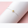 wholesale S925 Silver Bracelet for Women Korean Style Fashion Small Daisy Bracelet Elegant and Lovely Lady's Accessory S2631-0-2